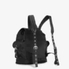 Black Small Bucky Nylon Backpack