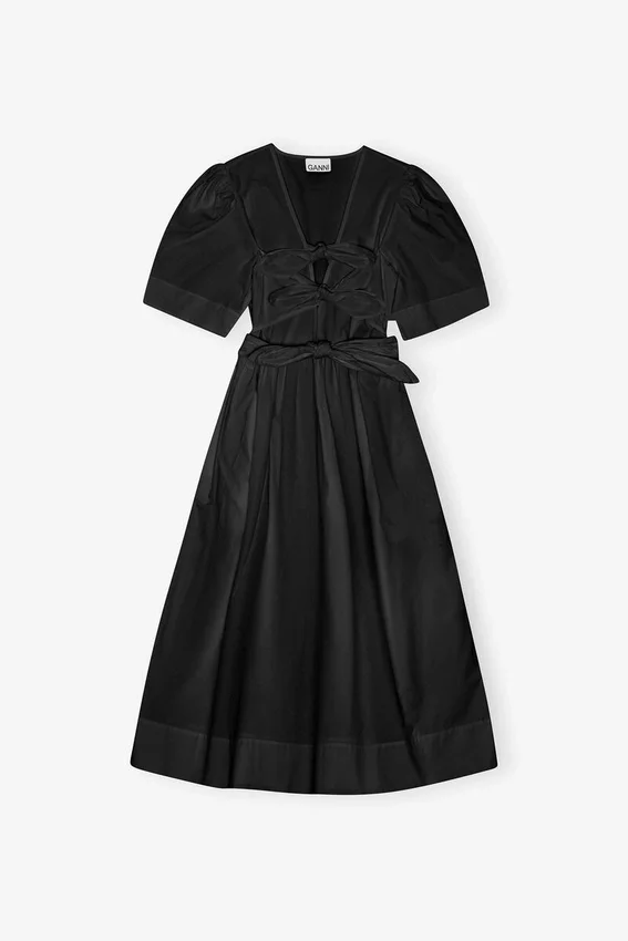 Black Stretch Cotton Dress Black Stretch Cotton Dress