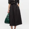 Black Stretch Cotton Dress Black Stretch Cotton Dress