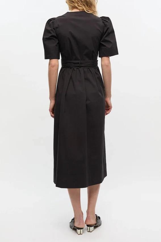 Black Stretch Cotton Dress Black Stretch Cotton Dress