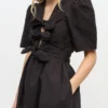 Black Stretch Cotton Dress Black Stretch Cotton Dress