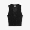Black Tie String Vest