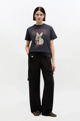 Black Twill Suiting Pants
