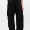 Black Twill Suiting Pants