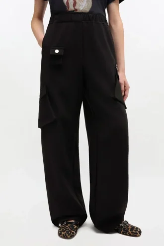 Black Twill Suiting Pants