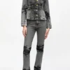 Black Washed Carri Jeans