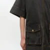 Black Washed Kimono Dress