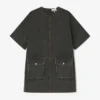 Black Washed Kimono Dress