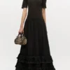 Black Washed Smock Dress Black Washed Smock Dress
