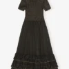 Black Washed Smock Dress Black Washed Smock Dress