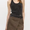 Black Washed Tank Top