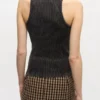 Black Washed Tank Top