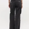 Black Washed Twill Pants