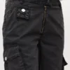 Black Washed Twill Pants