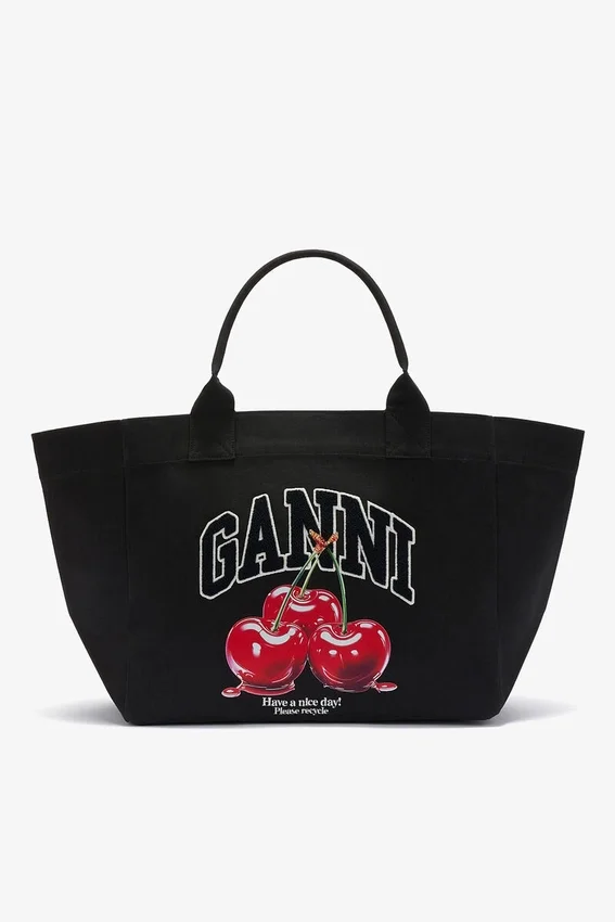 Black XXL Cherry Tote Black XXL Cherry Tote