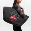Black XXL Cherry Tote Black XXL Cherry Tote