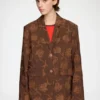 Blazer in Brown Fil Coupe
