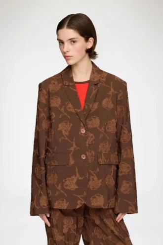 Blazer in Brown Fil Coupe