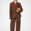 Blazer in Brown Fil Coupe