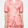 Blazer in Shibori Organza
