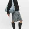 Bleached Medium Hobo Bag Bleached Medium Hobo Bag