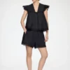 Blouse in Black Linen Blouse in Black Linen