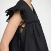 Blouse in Black Linen Blouse in Black Linen