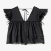 Blouse in Black Linen Blouse in Black Linen