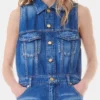 Blue Denim Long Dress