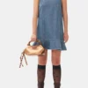Blue Denim Mini Dress