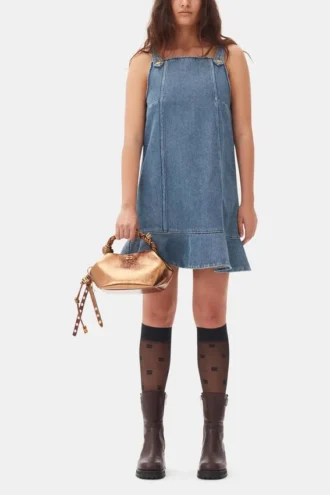 Blue Denim Mini Dress