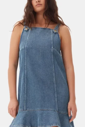 Blue Denim Mini Dress