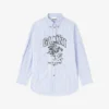 Blue Stripe Logo Shirt Blue Stripe Logo Shirt