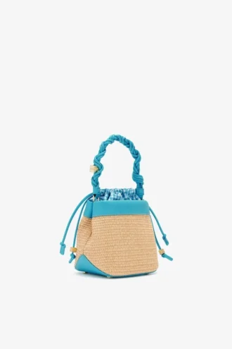 Bou Bucket Bag in Raffia