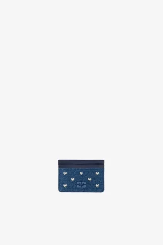 Bou Card Holder in Denim Bou Card Holder in Denim