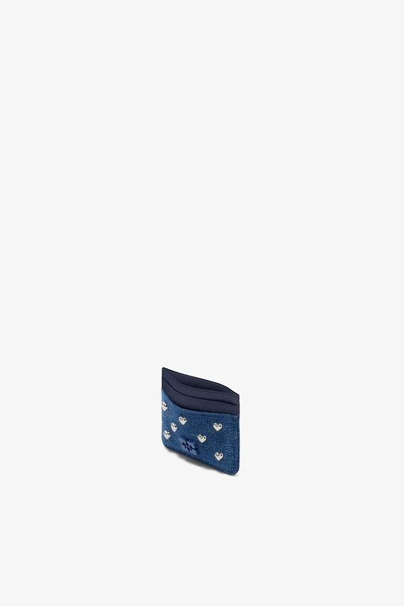 Bou Card Holder in Denim Bou Card Holder in Denim