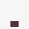 Bou Card Holder in Grained Burgundy