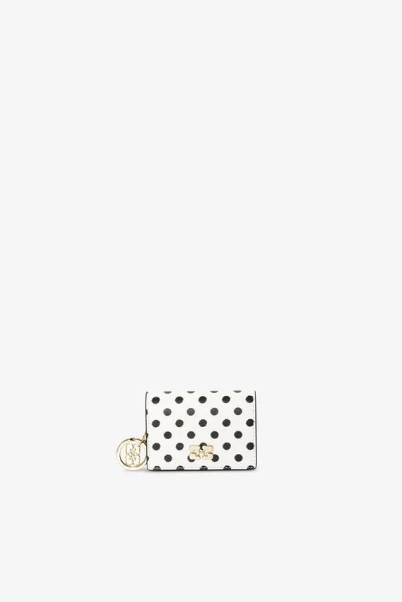 Bou Card Holder With Flap and Dots Bou Card Holder With Flap and Dots