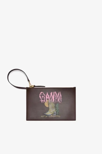 Bou Flat Pouch with Western Boot