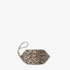 Bou Make Up Pouch in Grained Leopard