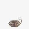 Bou Make Up Pouch in Grained Leopard