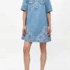 Broderie Anglaise Mini Dress