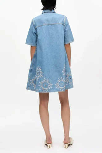 Broderie Anglaise Mini Dress