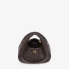 Brown Croco Mini Hobo Bag