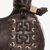 Brown Croco Mini Hobo Bag