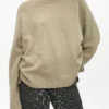 Brown Future Wool Mix Oversized Sweater