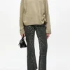 Brown Future Wool Mix Oversized Sweater