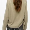 Brown Future Wool Mix Oversized Sweater