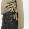 Brown Future Wool Mix Oversized Sweater