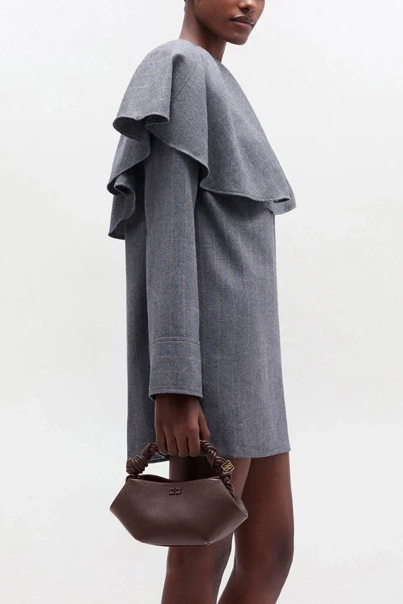 Brown Grained Mini Bou Bag Brown Grained Mini Bou Bag